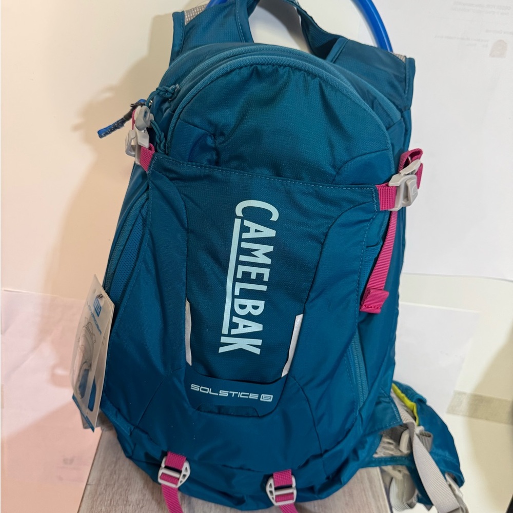 CamelBak Teal Backpack with Pink Accents NWT